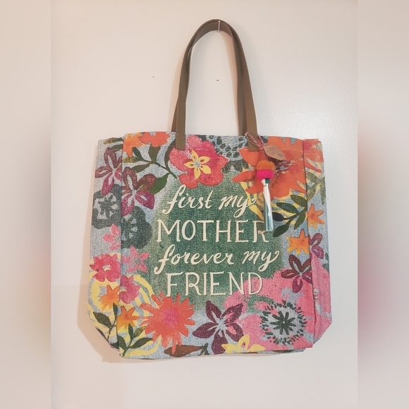 443- Inspirational Words to Mother Tote Bag Canvas NWT - Picture 1 of 6